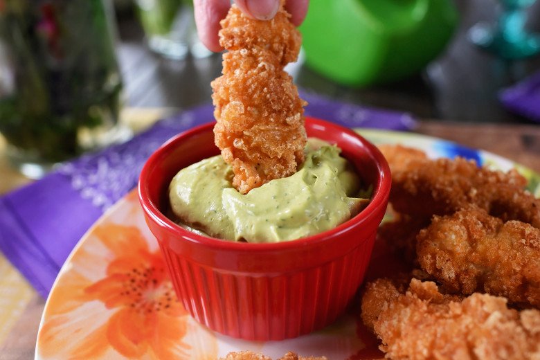 Pork Rind/Crunch Chicken Strips Recipe
