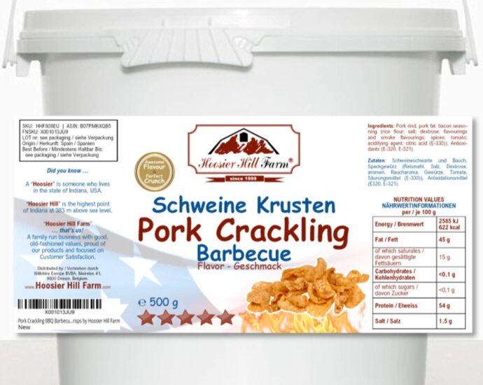 Pork Crackling in a Bucket by Hoosier Hill Farm