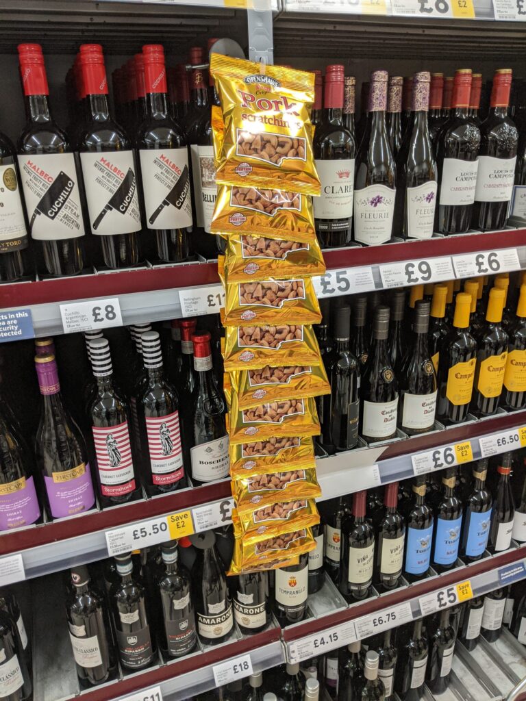 Tesco openshaws pub original pork scratchings